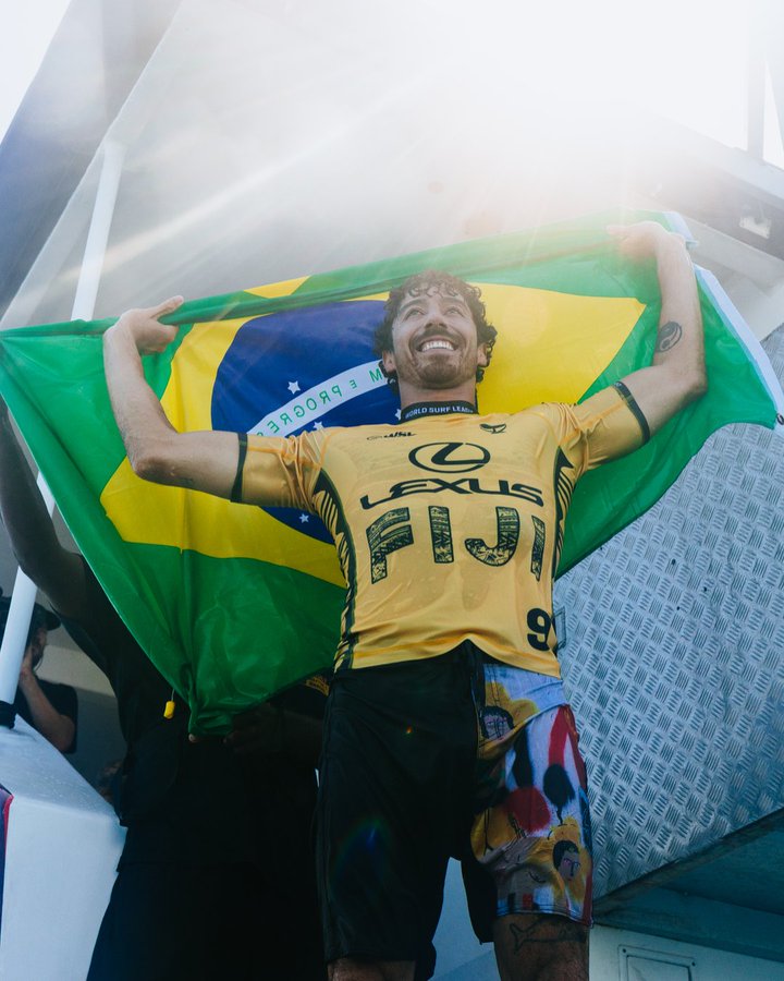 ETAPA DE FIJI. YAGO DORA. CAMPEÃO. WSL. LIGA MUNDIAL DE SURFE. GRIFFIN COLAPINTO. ESTADOS UNIDOS.