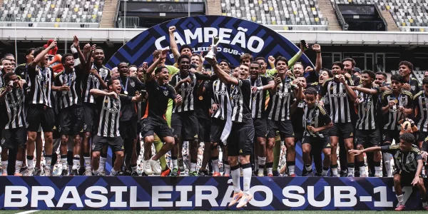 CAMPEONATO BRASILERIO SUB-17 DE 2025. FINAL. JOGO DE VOLTA. SEGUNDA PARTIDA. ATLÉTICO-MG. CAMPEÃO. GRÊMIO-RS. VICE-CAMPEÃO. PRIMEIRO TITULO DO ATLÉTICO-MG. 2025.