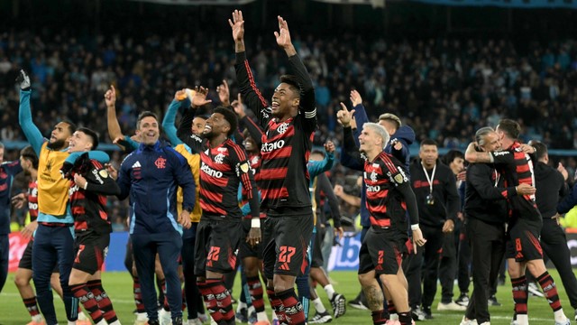 TAÇA LIBERTADORES DA AMÉRICA DE 2025. SEMIFINAL. JOGO DE VOLTA. SEGUNDO JOGO. SEGUNDA PARTIDA. FLAMENGO-RJ. BRASIL. CLASSIFICADO. RACING. ARGENTINA. ELIMINADO. FINAL. PERU. LIMA. 29 DE NOVEMBRO DE 2025. FLAMENGO-RJ. BRASIL. CONTRA. PALMEIRAS-SP. BRASIL. OU. LDU. LIGA DEPORTIVA UNIVERSITÁRIA DE QUITO. EQUADOR.