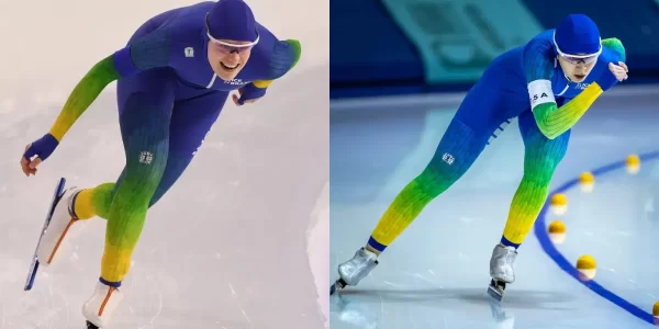 JULIA DE VOS. ALRISSA PAES. RECORDE. ESTADOS UNIDOS. SALT LAKE CITY. PATINAÇÃO. GELO. VELOCIDADE.