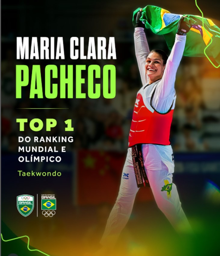 MARIA CLARA. RANKING MUNDIAL. RANKING OLÍMPICO. 57 KG. TAEKWONDO.