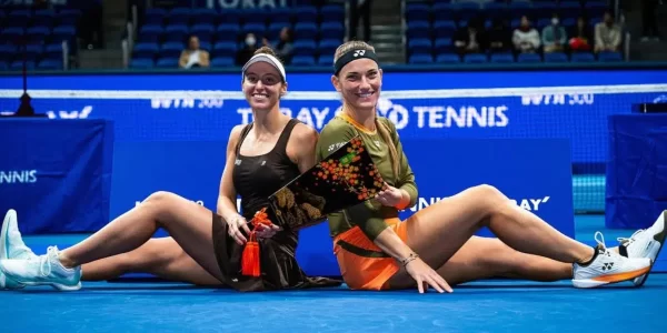 TÊNSI FEMININO. FINAL. JAPÃO. TÓQUIO. LUÍSA STEFANI. BRASIL. TIMEA BABOS. HUNGRIA. WOMEN'S TENNIS ASSOCIATION. ASSOCIÇÃO DE TÊNIS FEMININO.