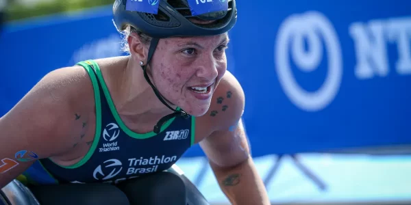 TRIATLO. PARATRIATLO. AUSTRÁLIA. MEDALHA DE BRONZE. CLASSE. PTWC. PARATRIATHLON WHEELCHAIR. PARATRIATLO EM CADEIRAS DE RODAS. JÉSSICA MESSALI.