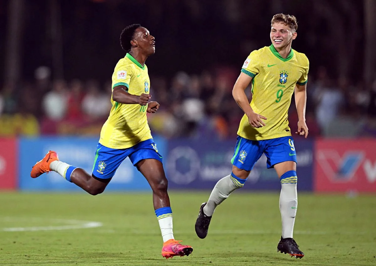 COPA DO MUNDO SUB-17 DE 2025. QUARTAS DE FINAL. JOGO ÚNICO. PARTIDA ÚNICA. BRASIL. CLASSIFICADO. MARROCOS. ELIMINADO. SEMIFINAL. JOGO ÚNICO. PARTIDA ÚNICA. BRASIL. CONTRA. PORTUGAL.