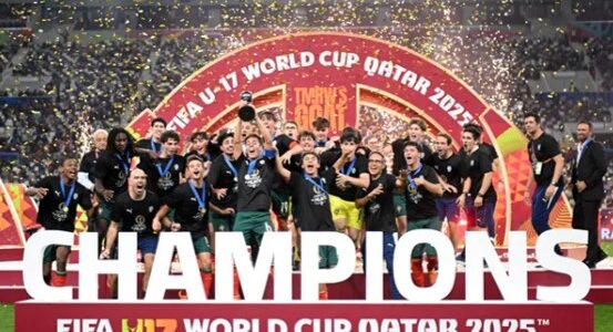 COPA DO MUNDO DE FUTEBOL SUB-17 DE 2025. SEDE. CATAR. FINAL. JOGO ÚNICO. PARTIDA ÚNICA. PORTUGAL. CAMPEÃO. ÁUSTRIA. VICE-CAMPEÃO. VIGÉSIMA EDIÇÃO.