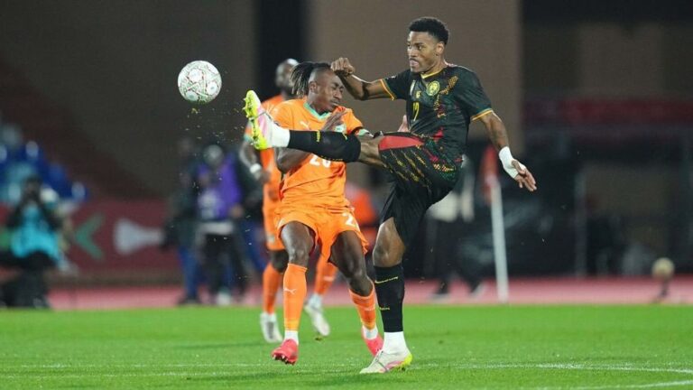 COPA AFRICANA DE NAÇÕES. SEDE. MARROCOS. 2025. PRIMEIRA FASE. SEGUNDA RODADA. GRUPO F. CAMARÕES. COSTA DO MARFIM.