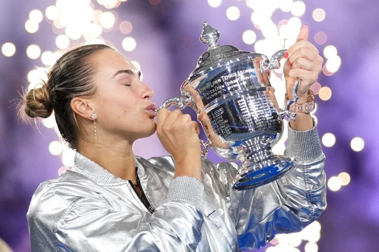 TÊNIS. FEMININO. MELHOR. ARYAN SABALENKA. BIELORRUSSA.