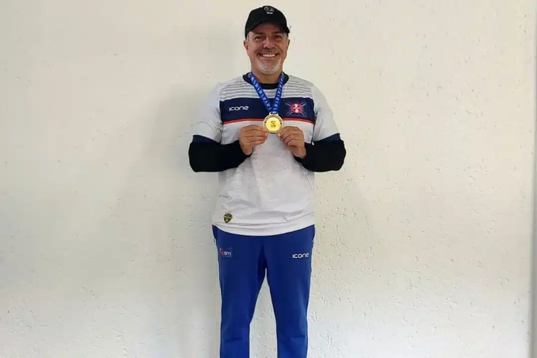 TIRO ESPORTIVO. CARLOS ALBERTO COSTA. EX-DIRETOR CBTE. CONFEDERAÇÃO BRASILEIRA DE TIRO ESPORTIVO. PRIMEIRA ETAPA. BRASILEIRO DE FOSSA OLÍMPICA. CAJUEIRO-AL.