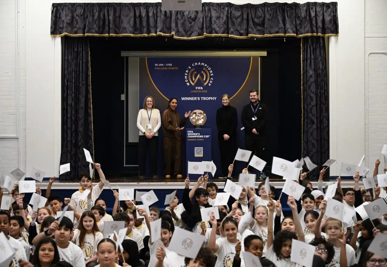 MUNDIAL DE CLUBES DA FIFA. FEDERAÇÃO INTERNACIONAL DAS ASSOCIAÇÕES DE FUTEBOL. FEMININO. 2026. LONDRES. INGLATERRA. CORINTHIANS-SP. BRASIL. GOTHAM FOOTBALL CLUB. ESTADOS UNIDOS. ARSENAL. INGLATERRA. ASFAR. MARROCOS.