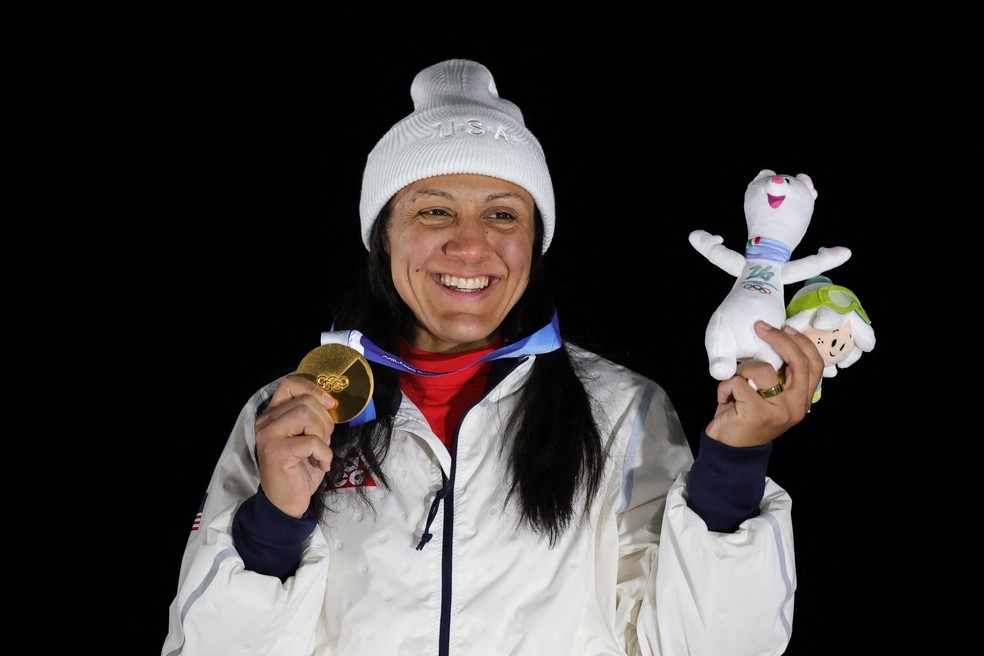 JOGOS OLÍMPICOS DE INVERNO. MILÃO. CORTINA. 2026. ;MEDALHA DE OURO. 41 ANOS. ELANA MEYERS. ESTADOS UNIDOS.
