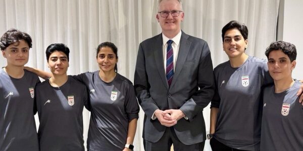 COPA DA ÁSIA DE FUTEBOL FEMININO DE 2027. AUSTRÁLIA. SEDE. ASILO. IRÃ.