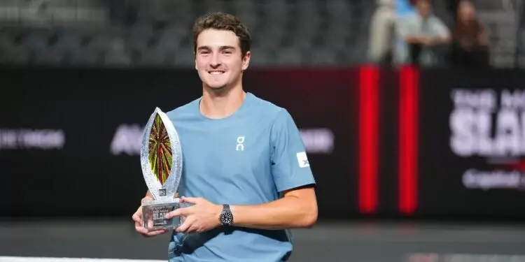 TÊNIS. CAMPEÃO. JOÃO FONSECA. MGM SLAM.