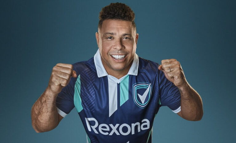 RONALDO. REXONA. GAROTO PROPAGANDA. COPA DO MUNDO DE 2026. MASCULINA. COPA DO MUNDO DE 207. FEMININA.