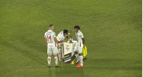 CAMPEONATO GAÚCHO DE 2026. FINAL. JOGO DE VOLTA. SEGUNDA PARTIDA. SEGUNDO JOGO. TROFÉU FARROUPILHA DE 2026. SÃO LUIZ-RS. CAMPEÃO. NOVO HAMBURGO-RS. VICE-CMPEÃO.