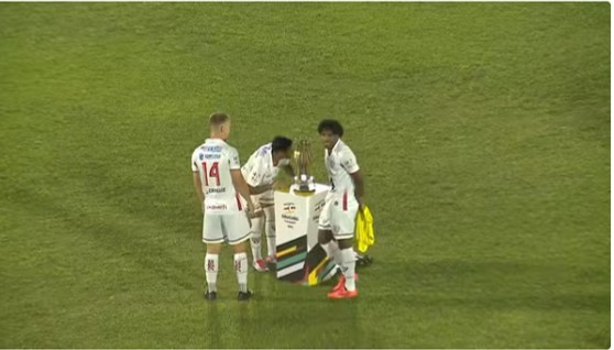 CAMPEONATO GAÚCHO DE 2026. FINAL. JOGO DE VOLTA. SEGUNDA PARTIDA. SEGUNDO JOGO. TROFÉU FARROUPILHA DE 2026. SÃO LUIZ-RS. CAMPEÃO. NOVO HAMBURGO-RS. VICE-CMPEÃO.