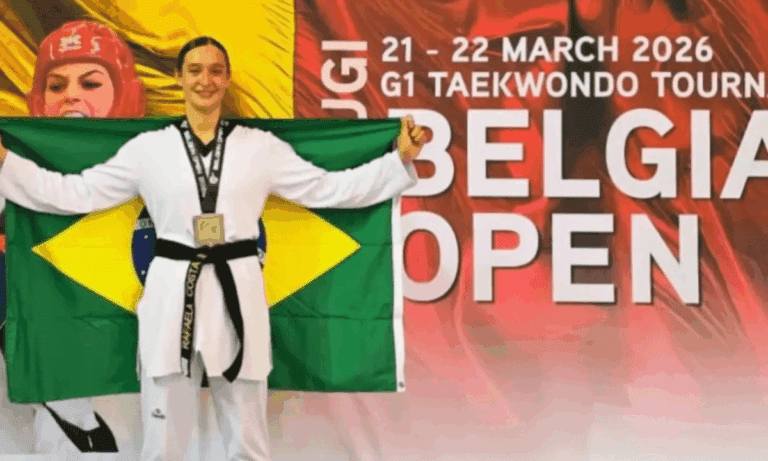 ABERTO DA BÉLGICA. TAEKWONDO. RAFAELA MEIRELLES. BRASIL. MEDALHA DE PRATA.