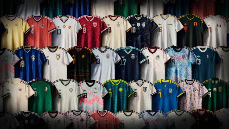 CAMISA. ADIDAS. PATROCINADOR. 14 SELEÇÕES. AUMENTO DE RECEITA.