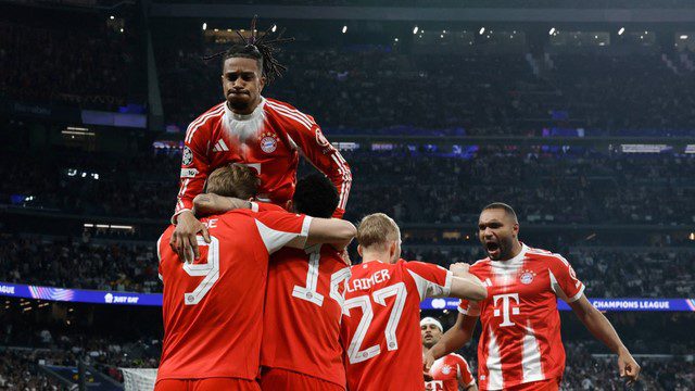 BAYERN DE MUNIQUE. ALEMANHA. REAL MADRID. ESPANHA. LIGA DOS CAMPEÕES DA EUROPA. TEMPORADA 2025/2026. CHAMPIONS LEAGUE. JOGO DE IDA. PRIMEIRO JOGO. PRIMEIRA PARTIDA.