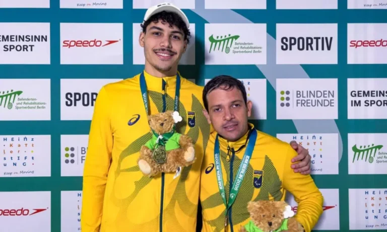 BRASIL. MEDALHA DE OURO. MEDLAHA DE PRATA. MEDALHA DE BRONZE. NATAÇÃO. ARTHUR XAVIER. THOMAZ MATERA. BERLIM. ALEMANHA.