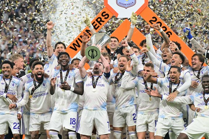 LIGA EUROPA. TEMPORADA 2025/2026. FINAL. BESIKAS STADIUM. ISTAMBUL. TURQUIA. ASTON VILLA. INGLATERRA. CAMPEÃO. FREIBURG. ALEMANHA. VICE-CAMPEÃO.