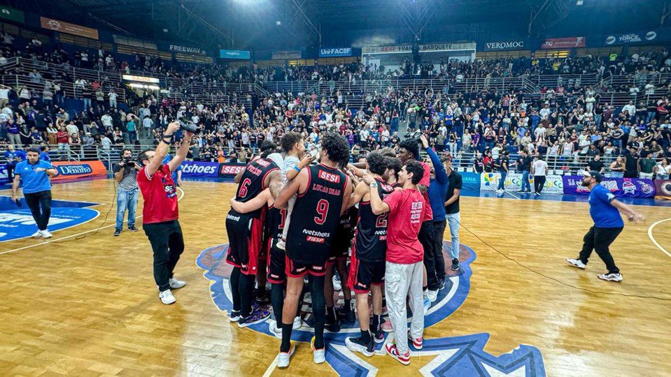 NOVO BASQUETE BRASIL. TEMPORADA 2025/2026. SEMIFINAL. JOGO 5. FRANCA-SP. CLASSIFICADO. BRASÍLIA-DF. ELIMINADO.