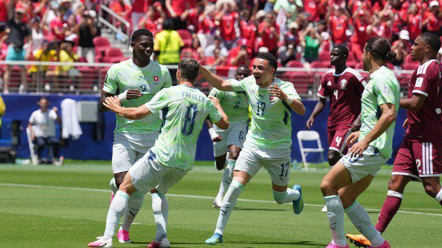 COPA DO MUNDO DE 2026. PRIMEIRA FASE. PRIEMIRA RODADA. GRUPO B. CATAR. SUÍÇA. SANTA CLARA. ESTADOS UNIDOS.