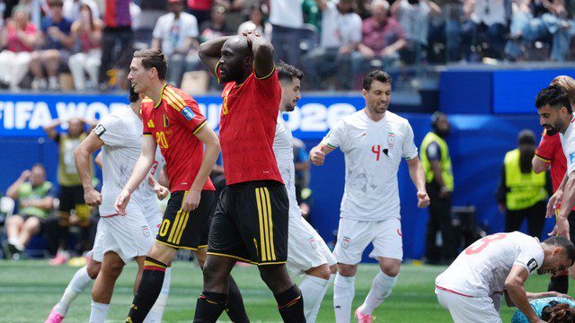 COPA DO MUNDO DE 2026. PRIMEIRA FASE. SEGUNDA RODADA. GRUPO G. BÉLGICA. IRÃ
