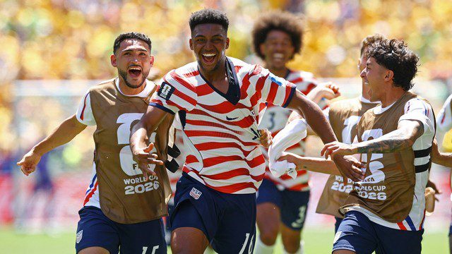 COPA DO MUNDO DE 2026. PRIMEIRA FASE. SEGUNDA RODADA. GRUPO D. ESTADOS UNIDOS. CLASSIFICADO. AUSTRÁLIA.
