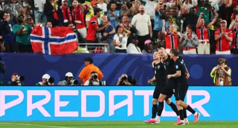 COPA DO MUNDO DE 2026. PRIMEIRA FASE. SEGUNDA RODADA. GRUPO I. NORUEGA. CLASSIFICADA. SENEGAL.
