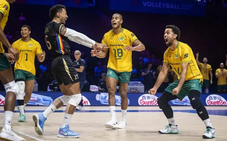 LIGA DAS NAÇÕES. MASCULINA. PRIMEIRA FASE. NONA RODADA.BRASIL. FRANÇA.