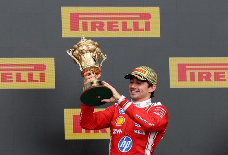 FÓRMULA 1. GRANDE PRÊMIO DA GRÃ-BRETANHA. CHARLES LECLERC. FERRARI. VITÓRIA.
