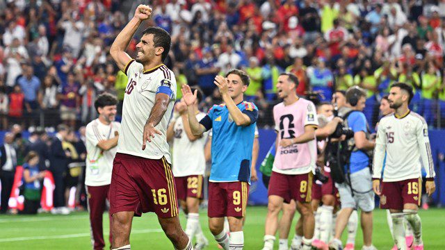 COPA DO MUNDO DE 2026. SEMIFINAL. DALLAS. ESTADOS UNIDOS. JOGO ÚNICO. PARTIDA ÚNICA. ESPANHA. CLASSIFICADA PARA A FINAL. FRANÇA. DISPUTARÁ O TERCEIRO LUGAR. QUARTO LUGAR.