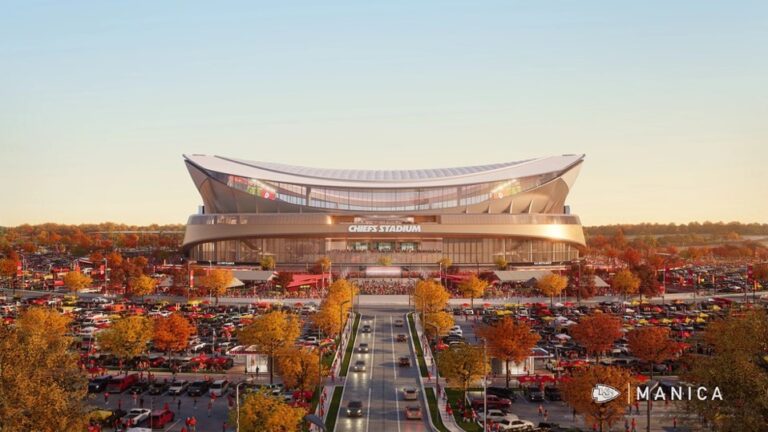 NFL. NATIONS FOOTBALL LEAGUE. LIGA DE FUTEBOL AMERICANO. KANSAS. NOVA ARENA. 2031.