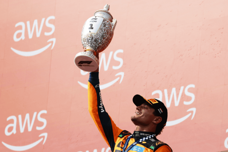LANDO NORRIS. GRANDE PR^MIO DA HUNGRIA. VITÓRIA. MCLAREN. GRÃ-BRETANHA.
