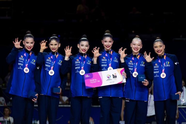 BRASIL. GINÁSTICA RÍTMICA. VAGA. LOS ANGELES EM 2028.