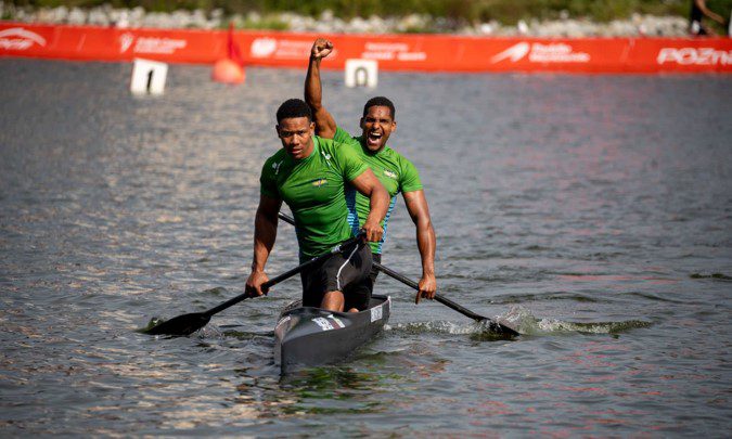 CANOAGEM. VELOCIDADE. MEDALHA DE PRATA. C2. 500 METROS. GABRIEL ASSUNÇÃO. JACKY GODMANN.