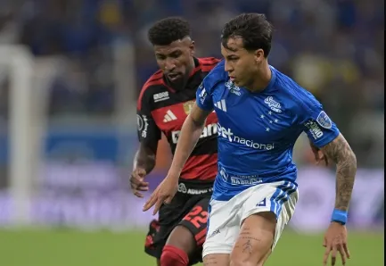 TAÇA LIBERTADORES DA AMÉRICA DE 2026. OITAVAS DE FINAL. JOGO DE IDA. PRIMEIRO JOGO. PRIMEIRA PARTIDA. CRUZEIRO-MG. BRASIL. FLAMENGO-RJ. BRASIL.