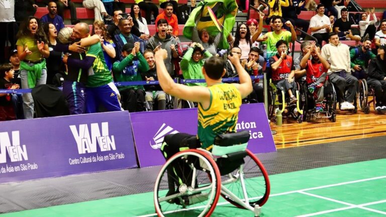PARABADMINTON. BRASIL. INTERNACIONAL DE PARABADMINTON. BRASIL. SÃO PAULO-SP.