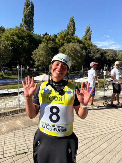ANA SÁTILA. CANOAGEM. MEDLAHA DE OURO. CAMPEÃO. ESPANHA.