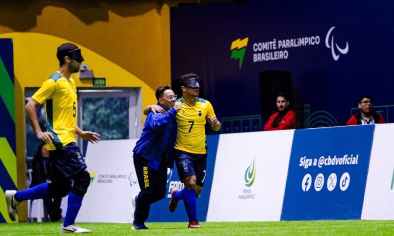 COPA AMÉRICA DE FUTEBOL DE CEGOS. SÃO PAULO-SP. SEDE. PRIMEIRA FASE. GRUPO B. SEGUNDA RODADA. BRASIL. PERU. CHILE. COLÔMBIA.
