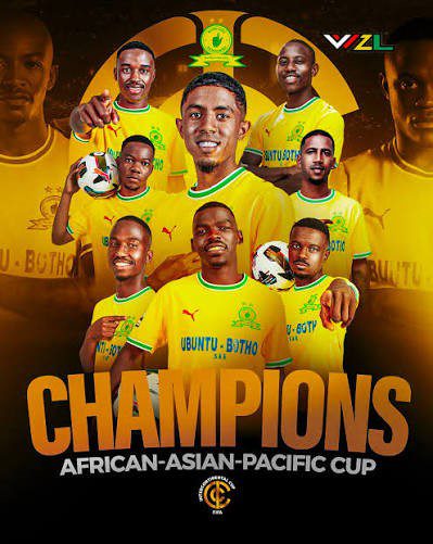 COPA ÁFRICA-ÁSIA-PACÍFICO. FIFA. FEDERAÇÃO INTERNACIONAL DAS ASSOCIAÇÕES DE FUTEBOL. JOGO ÚNICO. PARTIDA ÚNICA. MAMELODI SUNDOWNS. ÁFRICA DOS UL. CAMÉÃO. AL-AHLY. ARÁBIA SAUDITA. VICE-CAMPEÃO.