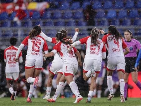 TAÇA LIBERTADORES DA AMÉRICA DE FUTEBOL FEMININO DE 2026. QUARTAS DE FINAL. JOGO ÚNICO. PARTIDA ÚNICA. INDEPENDIENTE SANTA FE. COLÔMBIA. CLASSIFICADO. PALMEIRAS-SP. BRASIL. ELIMINADO.