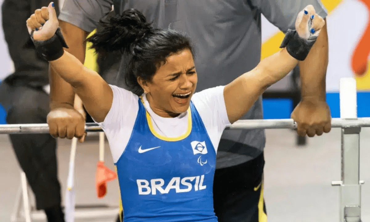 HALTEROFILISMO. BRASIL. MEDALHA DE OURO. PARALÍMPICO. MARIA RIZONAIDE.